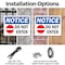 Signmission Do Not Enter OSHA Notice Sign, Plastic, 14in W x 10in L, 2PK OS-2PACK-NS-P-1014-L-15438 - alternate 2